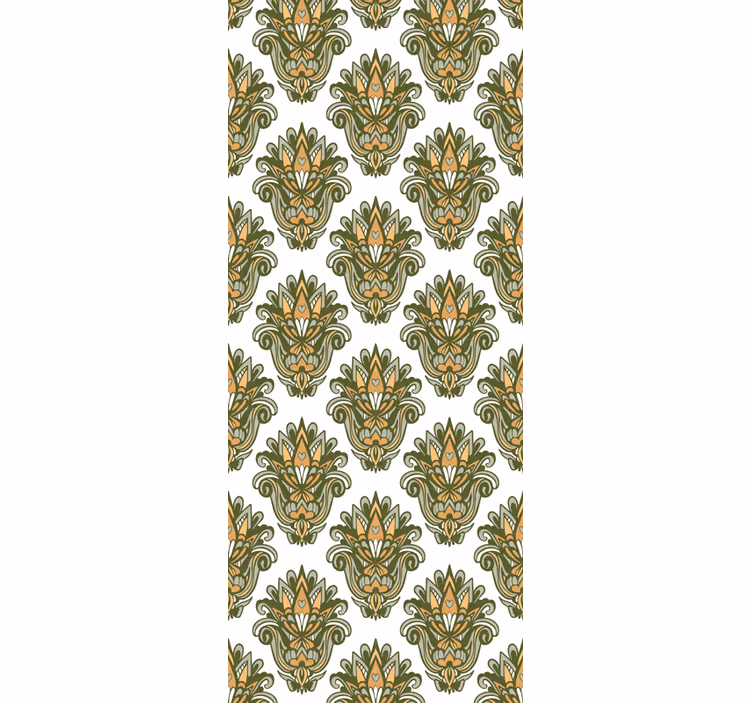 Elegant floral structure cvetlični ornamentalni zidni papir - TenStickers