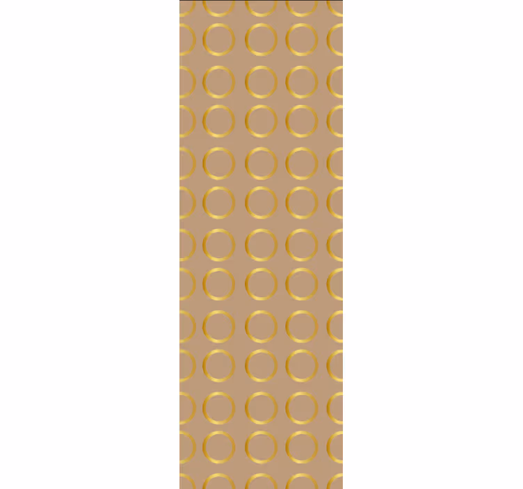 Eleganten krožni vzorec pikasto tapeta za steno - TenStickers