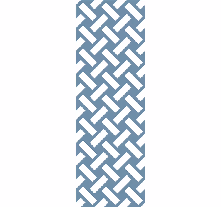Beli pravokotniki geometrijski zidni papir - TenStickers