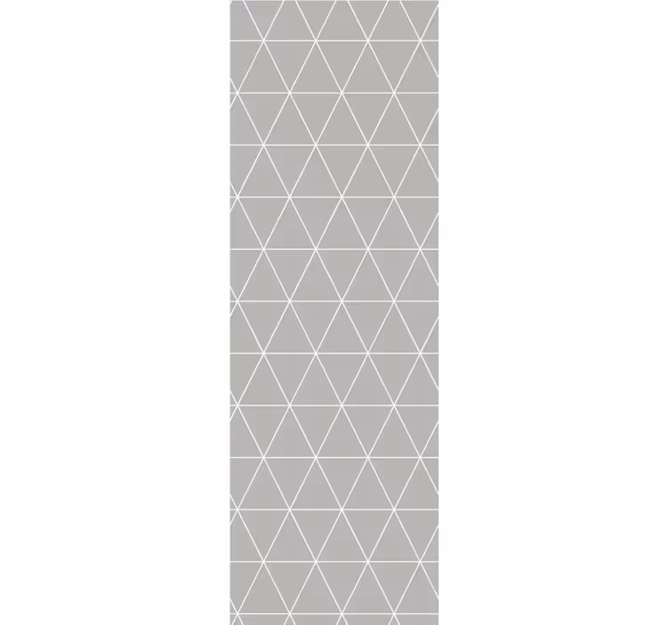 Sivi elegantni trikotniki geometrijski zidni papir - TenStickers