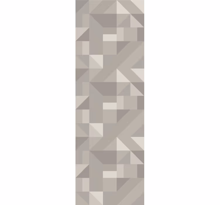 Nevtralni bež odtenki geometrijski zidni papir - TenStickers