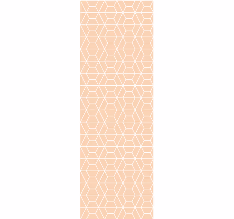 Honeycomb pattern tapeta za vhod - TenStickers