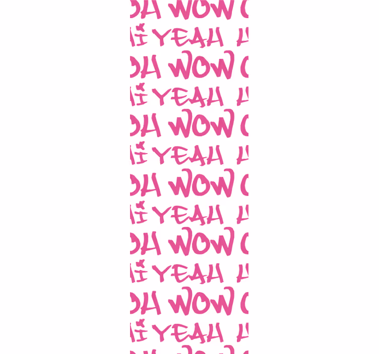 Expressive phrase design tapeta z napisi in črkami - TenStickers