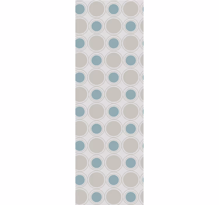 Pastelne barve krogi vzorec pikaste tapeta - TenStickers
