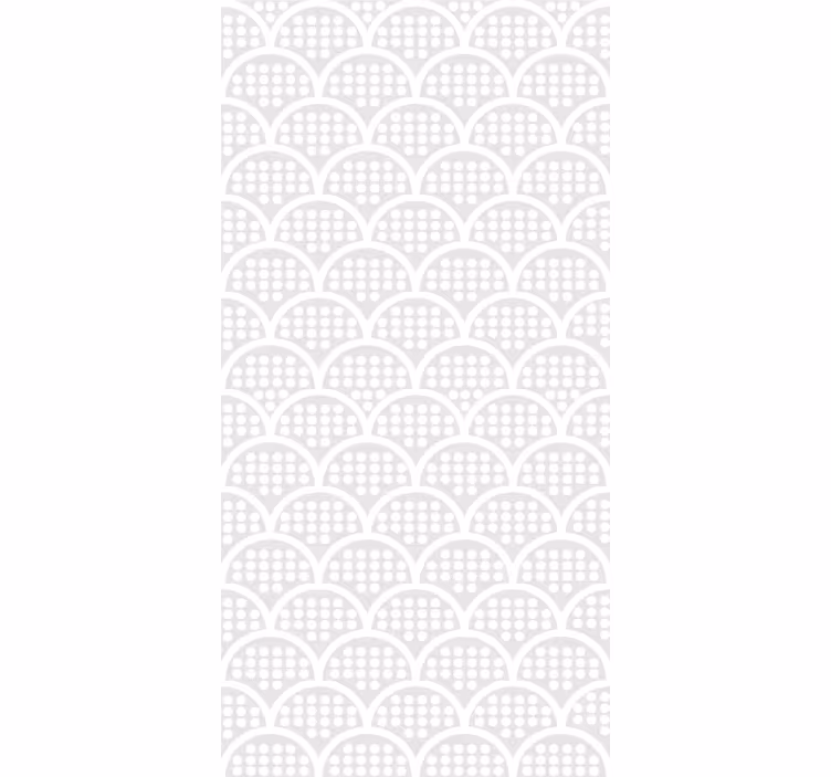 Skandinavski minimalizem bele pikaste tapeta - TenStickers