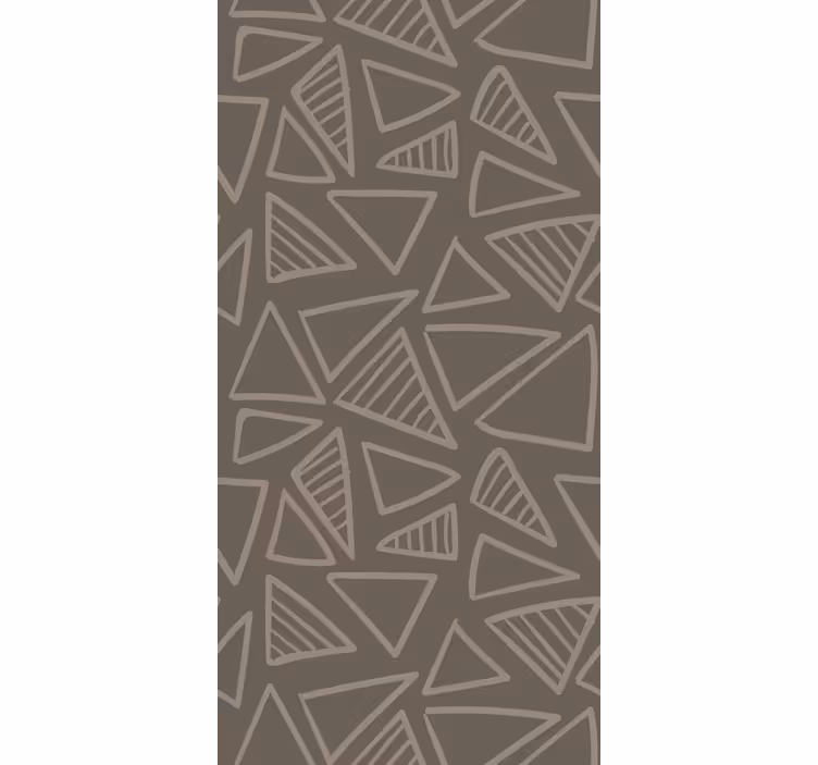 Eleganten trikotni vzorec geometrijski zidni papir - TenStickers