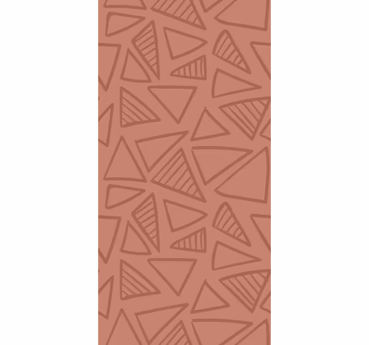 Abstraktni rdeči vzorec geometrijski zidni papir - TenStickers