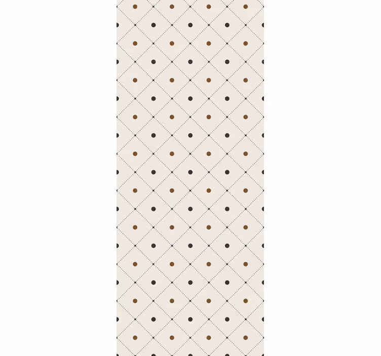 Eleganten kvadratni motiv pikasto tapeta za steno - TenStickers