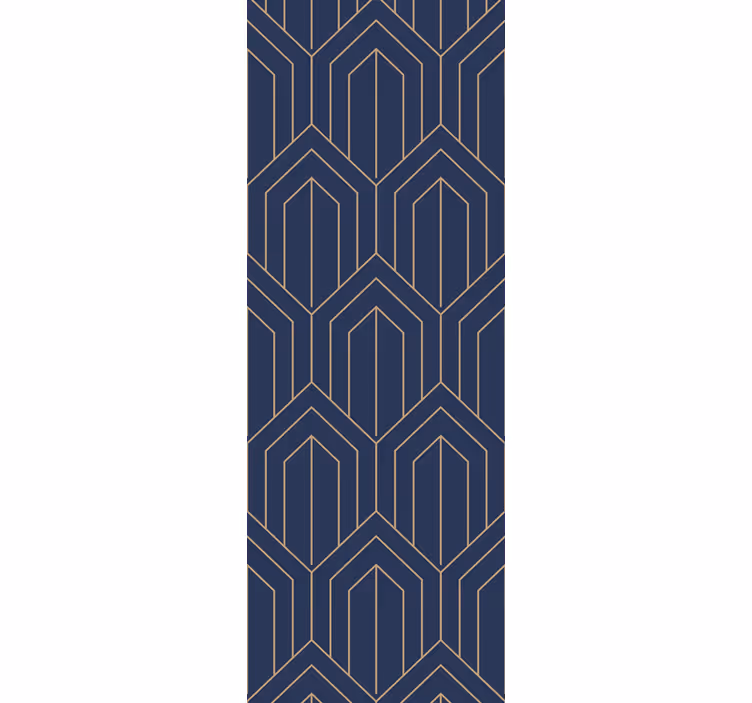 Geometrijske trikotne tapete 'kayla metallic' - TenStickers