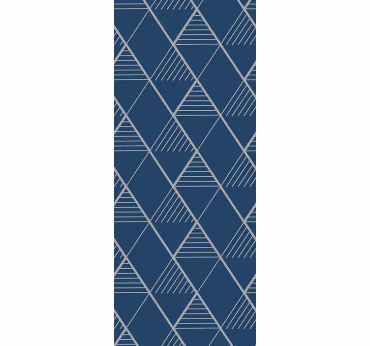 Vzorci trikotnih črt geometrijski zidni papir - TenStickers
