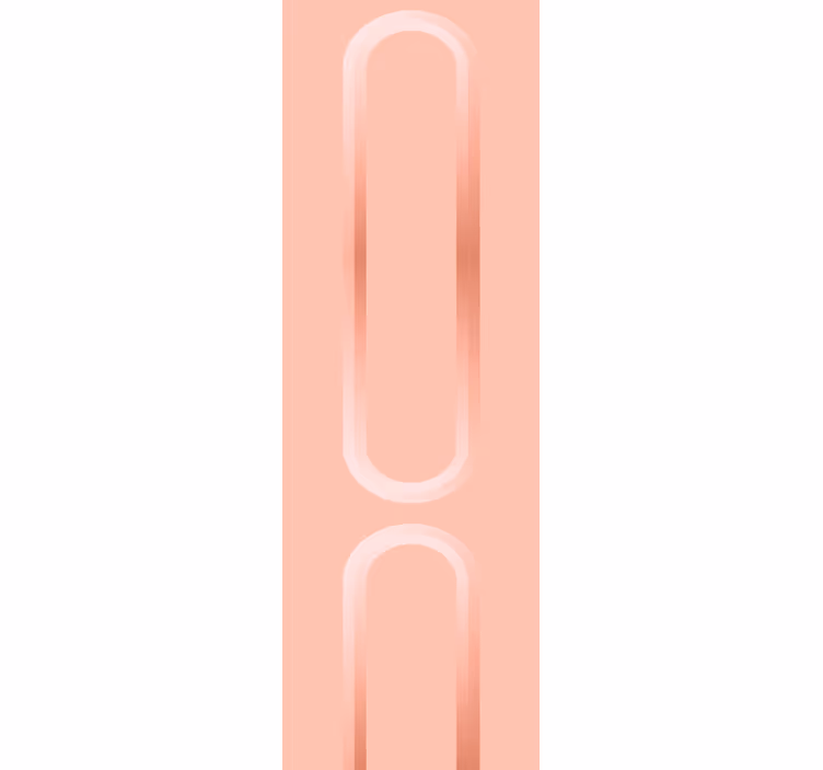 Pink soft curved lines abstraktna tapeta - TenStickers