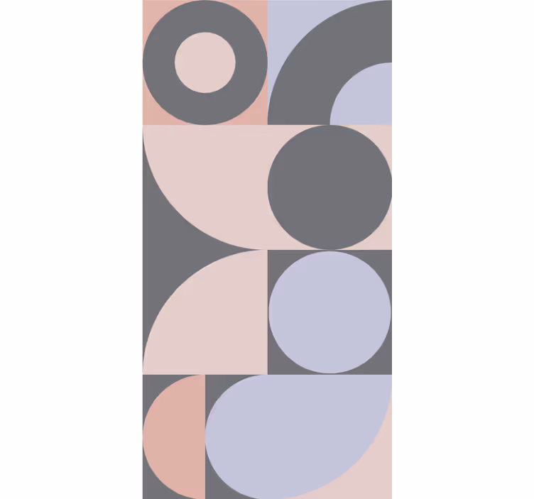 Moderen subtilen vzorec geometrijski zidni papir - TenStickers