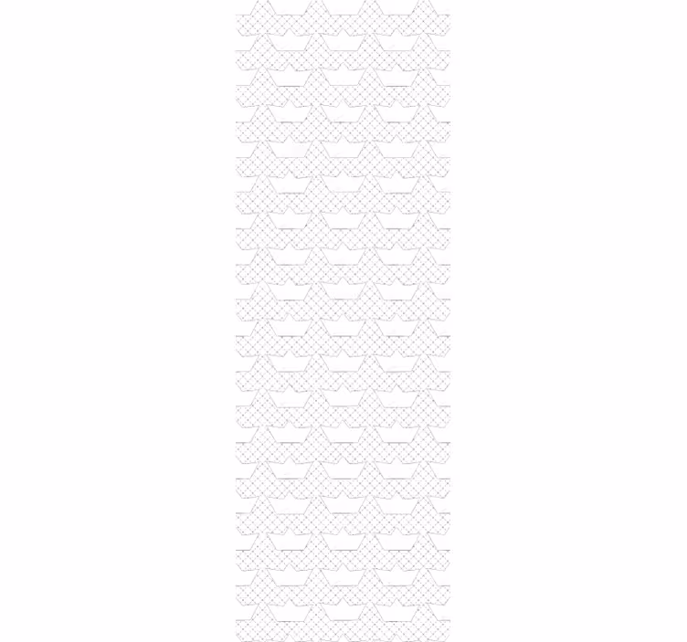 Vzorec papirnatih čolnov Tapete za otroške sobe - TenStickers