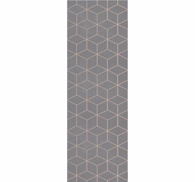 Kockasta struktura geometrijski zidni papir - TenStickers