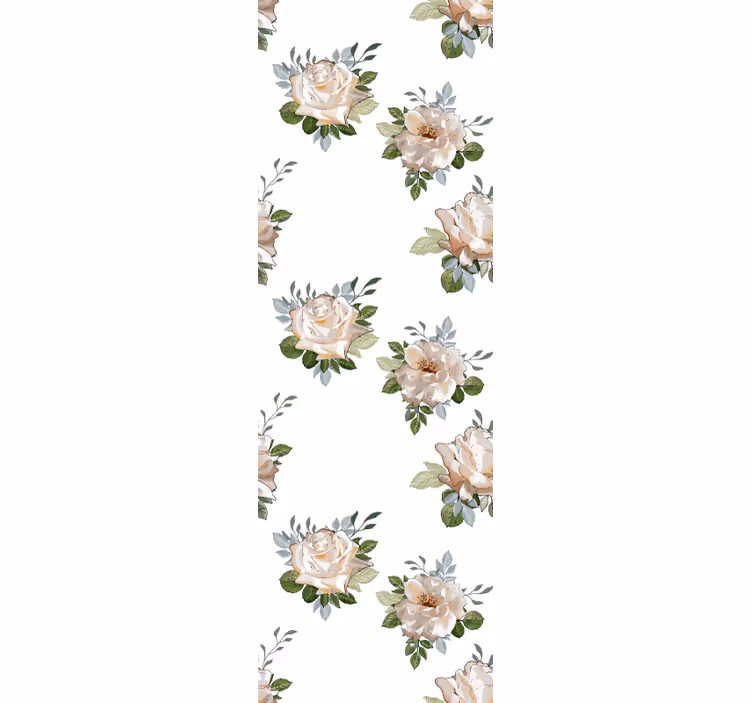 Elegant golden roses tapeta z motivom vrtnice - TenStickers