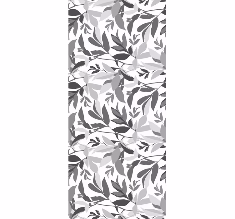 Horizontal gray pattern tapeta z listi - TenStickers