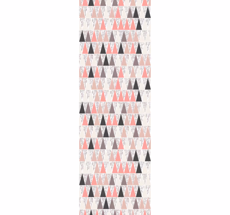 Barvni trikotniki vzorec tapeta - TenStickers