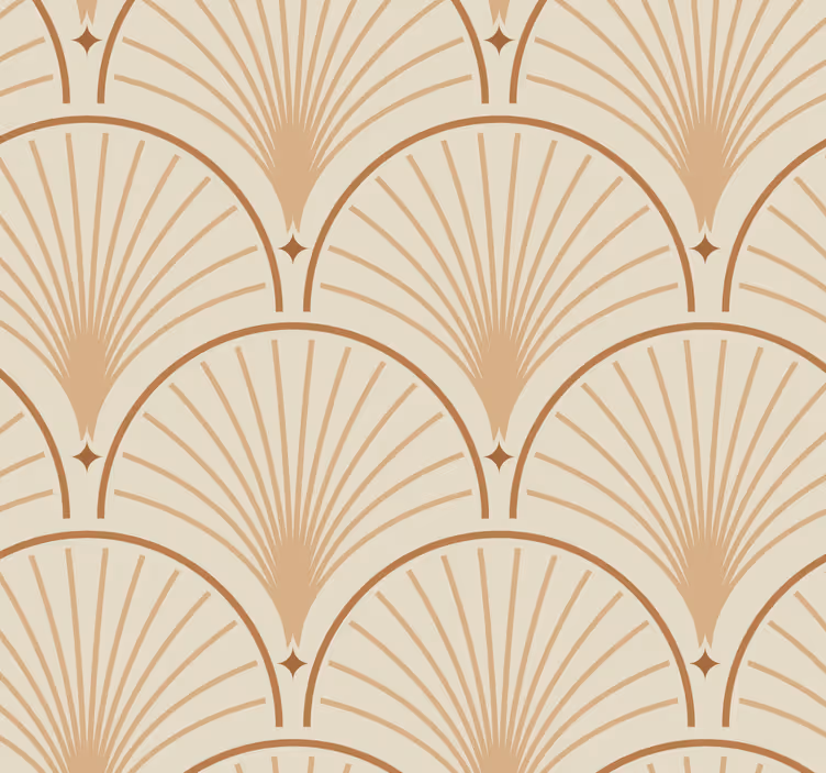 Art deco vzorec klasični tapeti - TenStickers