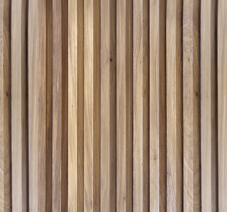Thin wooden slats tapeta za vzglavje - TenStickers