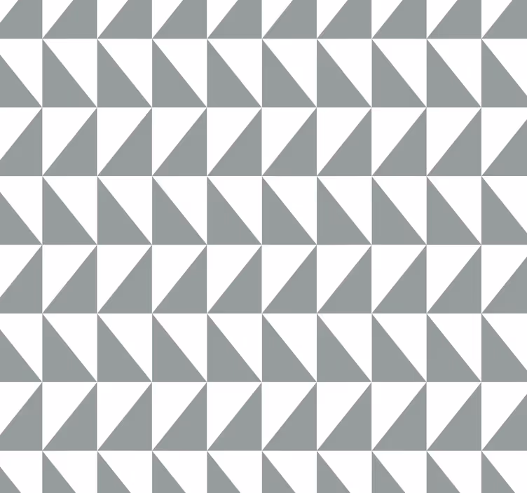 Siv geometrijski vzorec Pisarniški tapeti - TenStickers