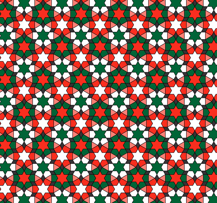 Geometrijske oblike geometrijski zidni papir - TenStickers