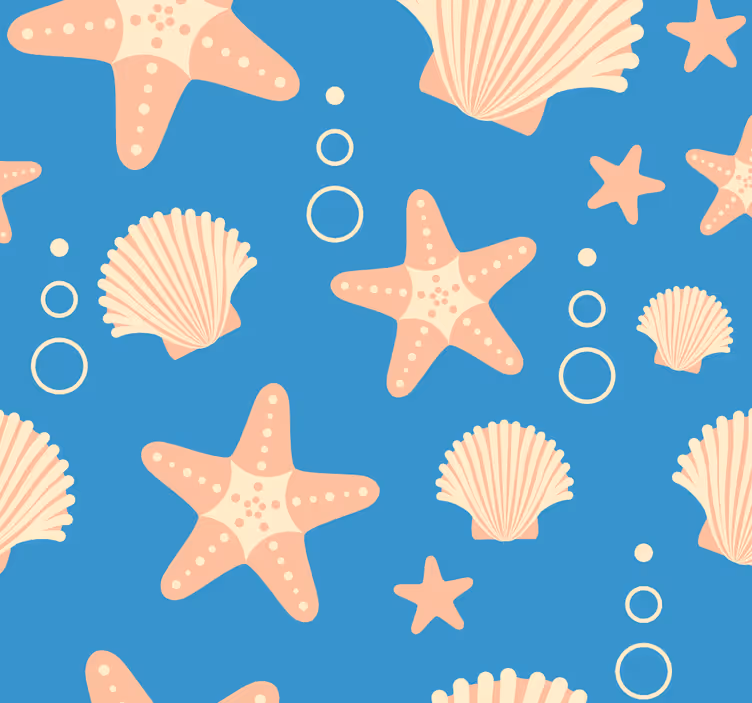 Morski motivi tapeta narave - TenStickers