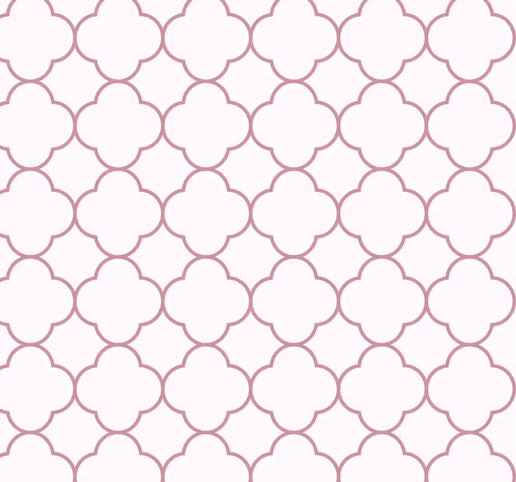 Geometrijske oblike Roza tapeta - TenStickers