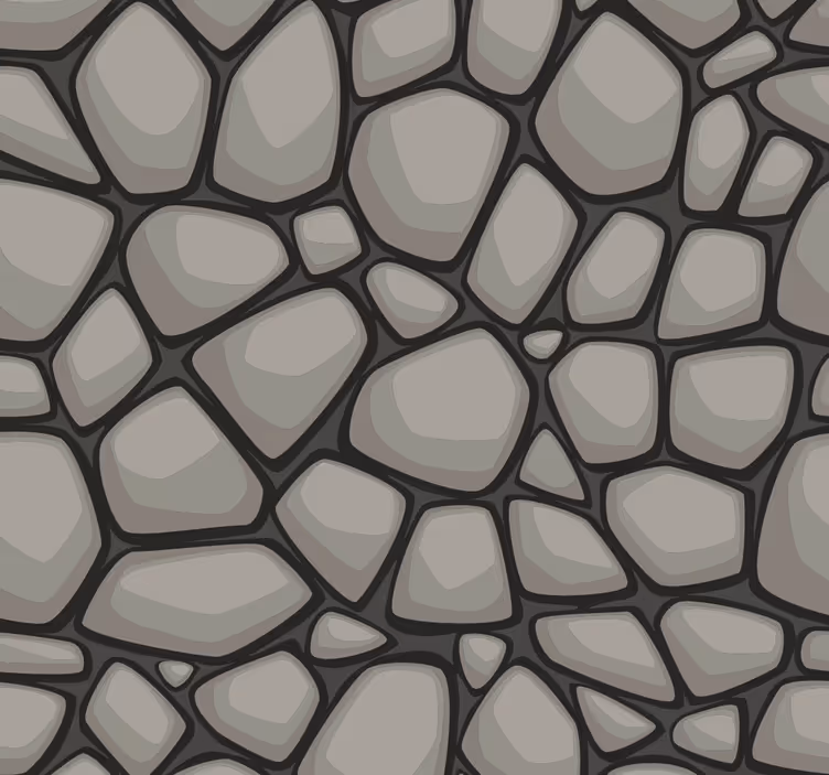 Geometrijsko ozadje kamniti tapeti - TenStickers