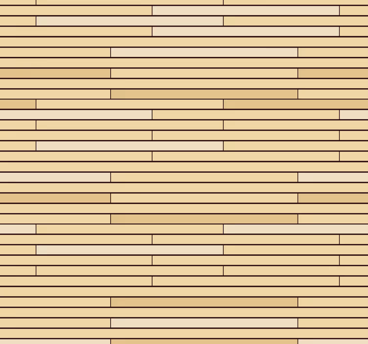 Bež lesene opeke tapeta z lesenim učinkom - TenStickers