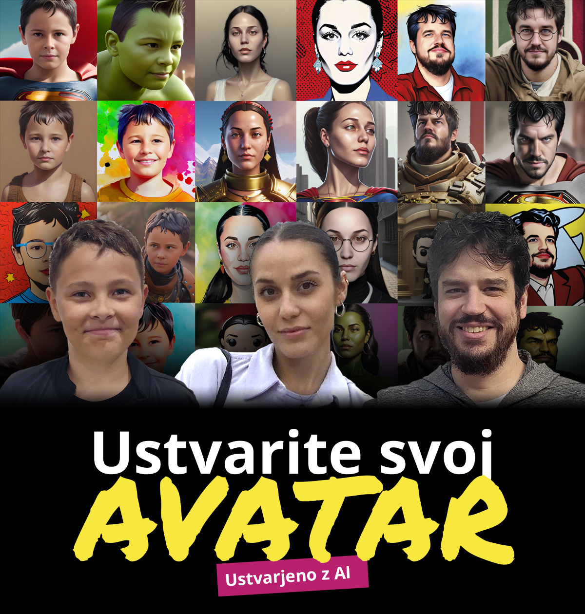 Ustvarite svoj avatar