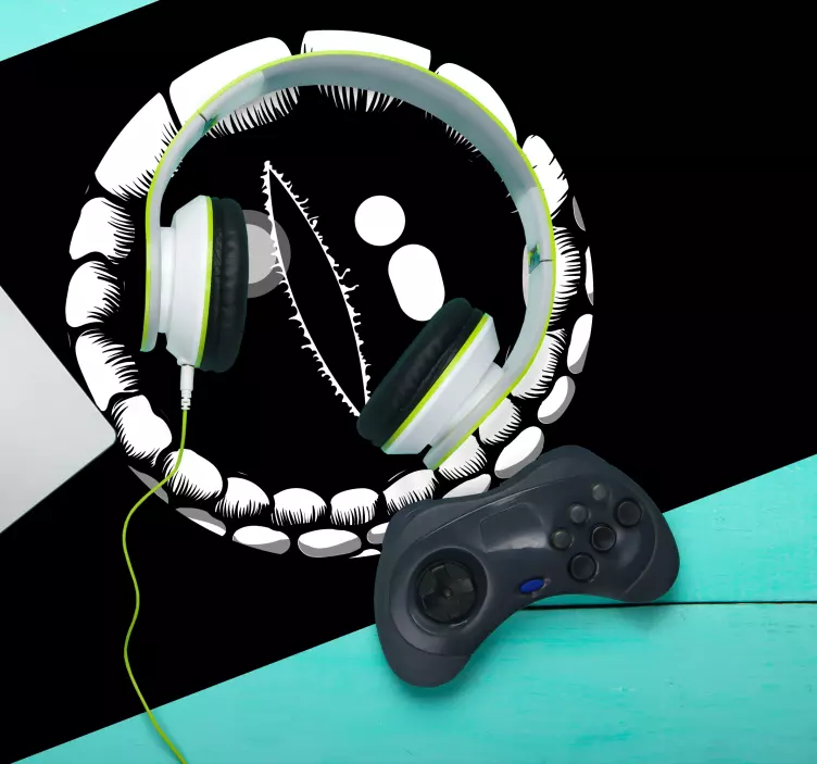 Enobarvna igralna podloga za miško dragon eye - TenStickers