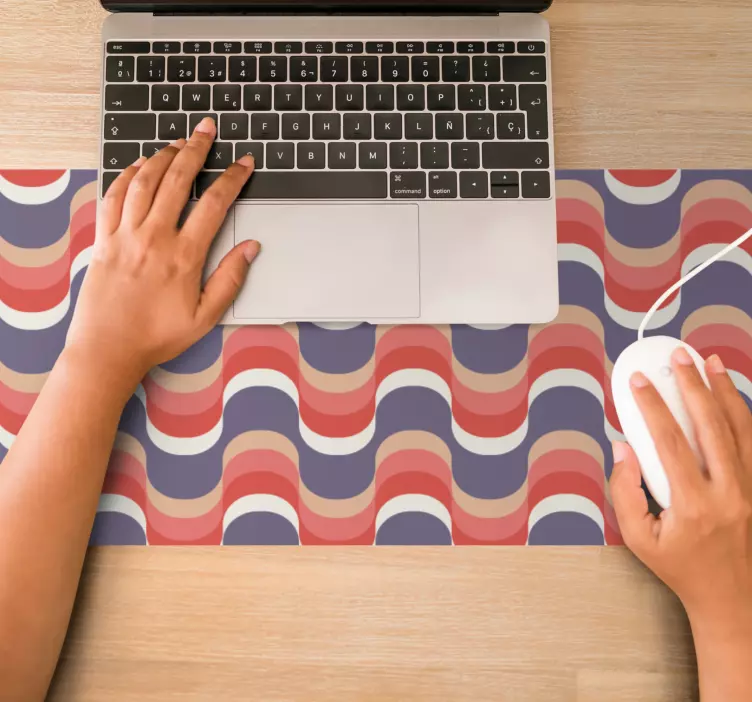 Geometrijski retro groovy vzorci miške - TenStickers