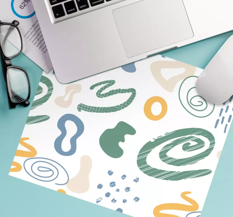 Minimalistične teksture barve vzorec podloga za miško - TenStickers