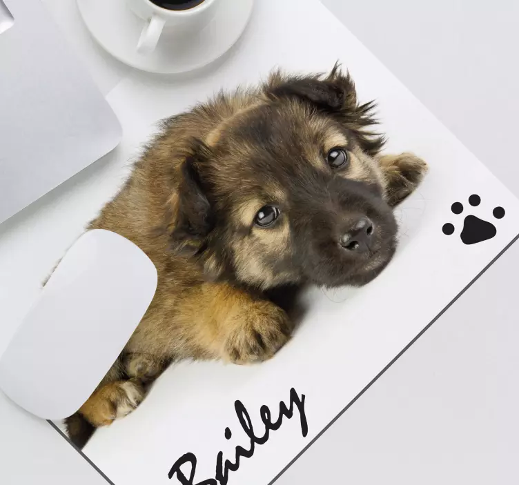 Osebna pasja fotografija in ime za miško - TenStickers