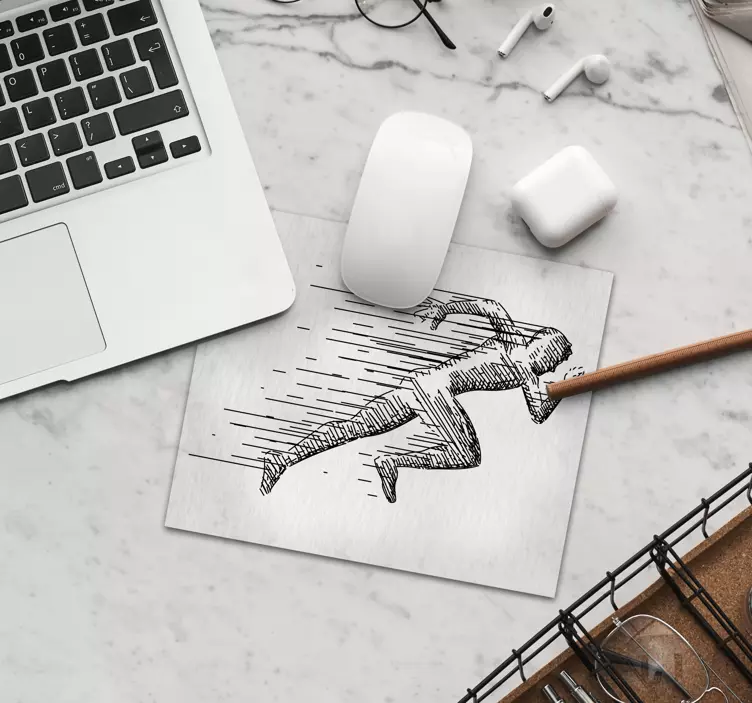 Skica teče originalna podloga za miško - TenStickers