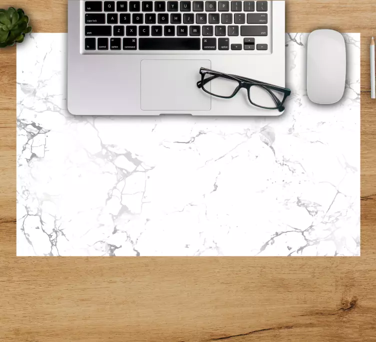 Vzorci miške iz belega marmorja - TenStickers