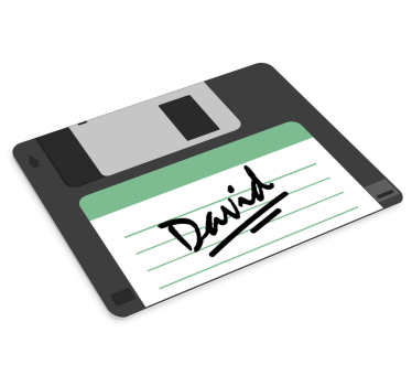 Retro floppy design originalna podloga za miško - TenStickers