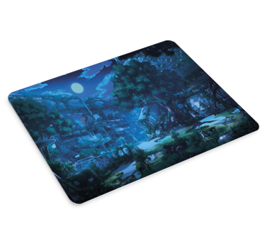 Serene twilight forest anime podloga za miško - TenStickers