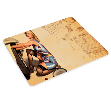 Vintage glamour pinup originalna podloga za miško - TenStickers