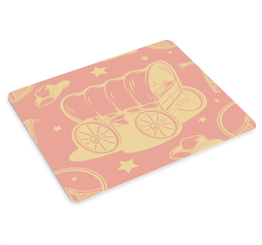 Vintage wagon pattern originalna podloga za miško - TenStickers