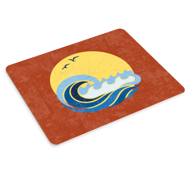 Waves under sunset originalna podloga za miško - TenStickers
