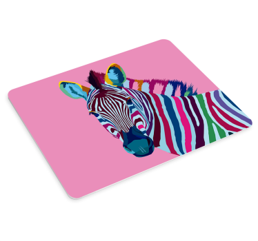 Pop art zebra podloga za miško - TenStickers