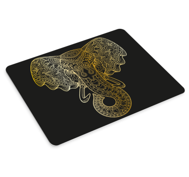 Intricate elephant artwork originalna podloga za miško - TenStickers