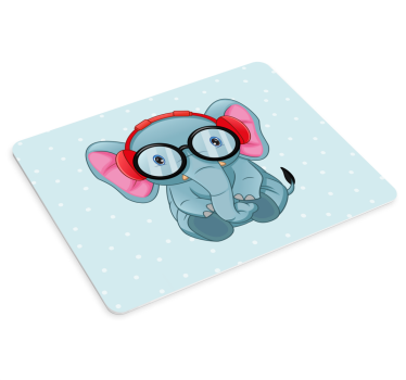 Cute elephant character originalna podloga za miško - TenStickers