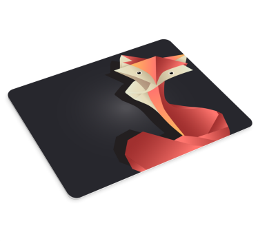 Abstract fox figure originalna podloga za miško - TenStickers