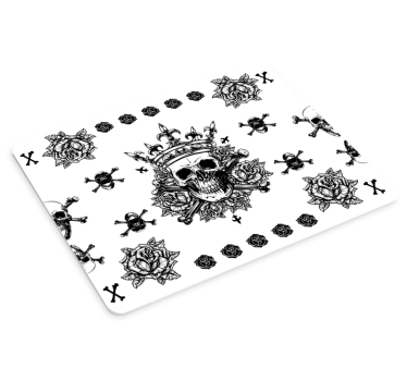 Intricate skull roses originalna podloga za miško - TenStickers
