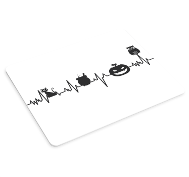 Heartbeat animal figures originalna podloga za miško - TenStickers