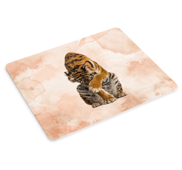 Playful tiger cub originalna podloga za miško - TenStickers