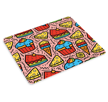 Colorful dessert patterns originalna podloga za miško - TenStickers