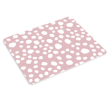 Polka pike na roza ozadju originalna podloga za miško - TenStickers